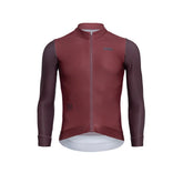 Jersey De Ciclismo Térmico Hombre Ascender Marsala Red 2.4
