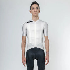 Jersey De Ciclismo Hombre Solid Sand White 2.5