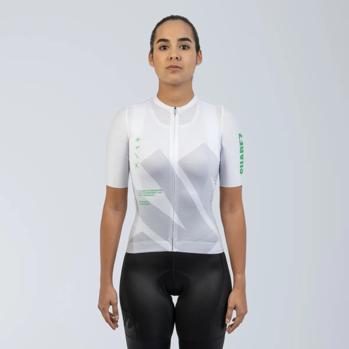 Jersey De Ciclismo Mujer Lock Bright White