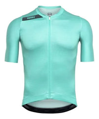 Jersey De Ciclismo Hombre Solid Cream Turquoise