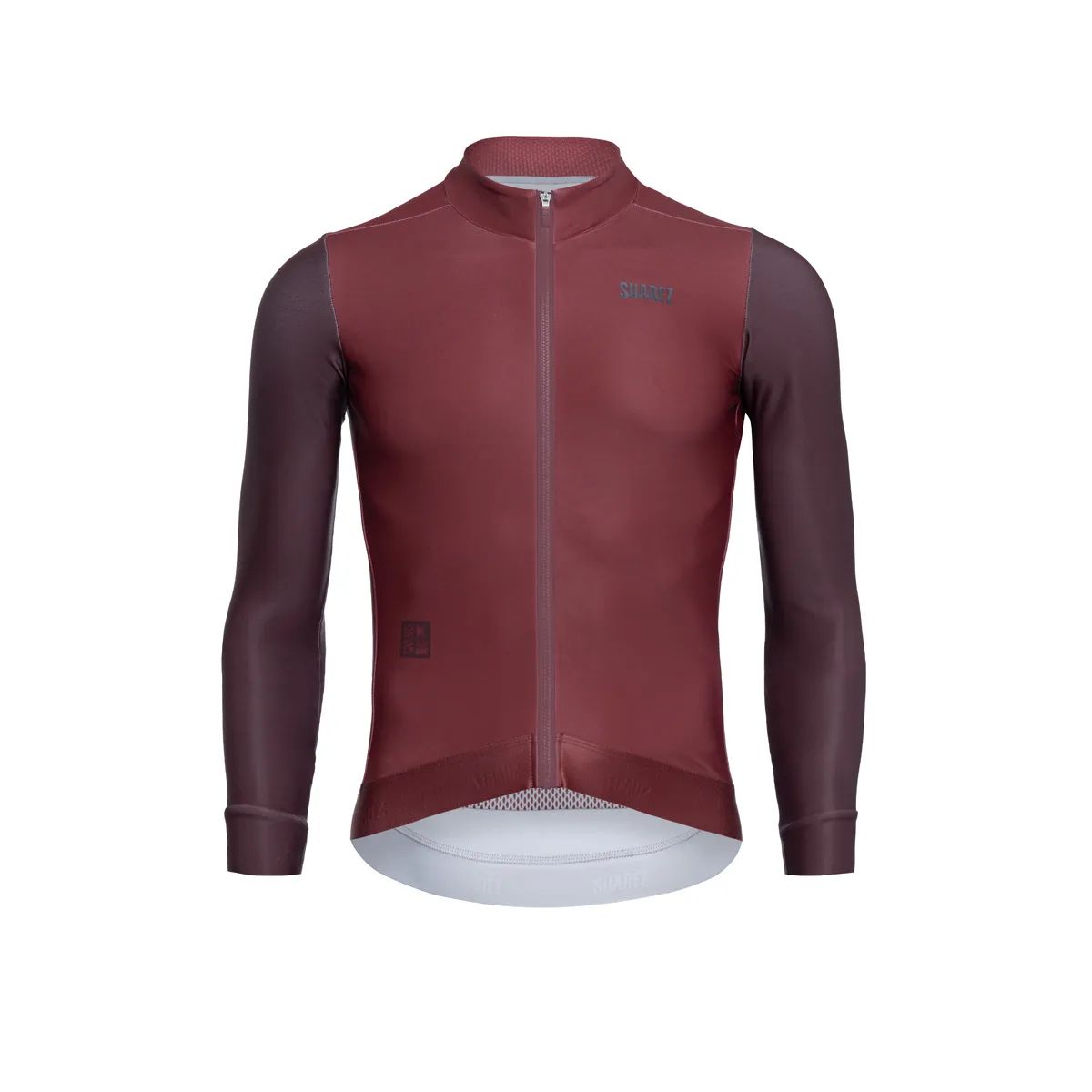 Jersey De Ciclismo Térmico Hombre Ascender Marsala Red 2.4