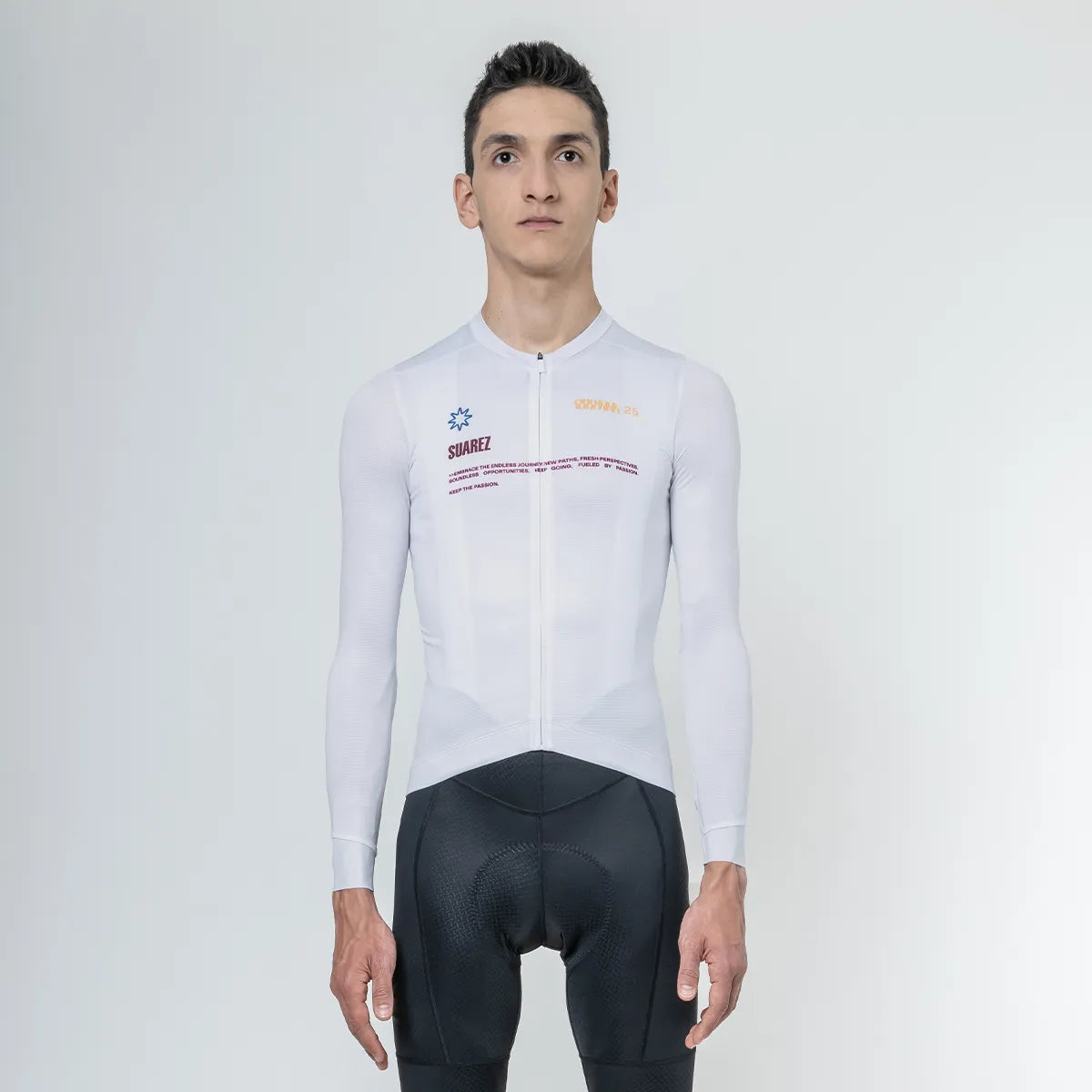 Jersey De Ciclismo Hombre M.L. Lock Mirage White 2.4