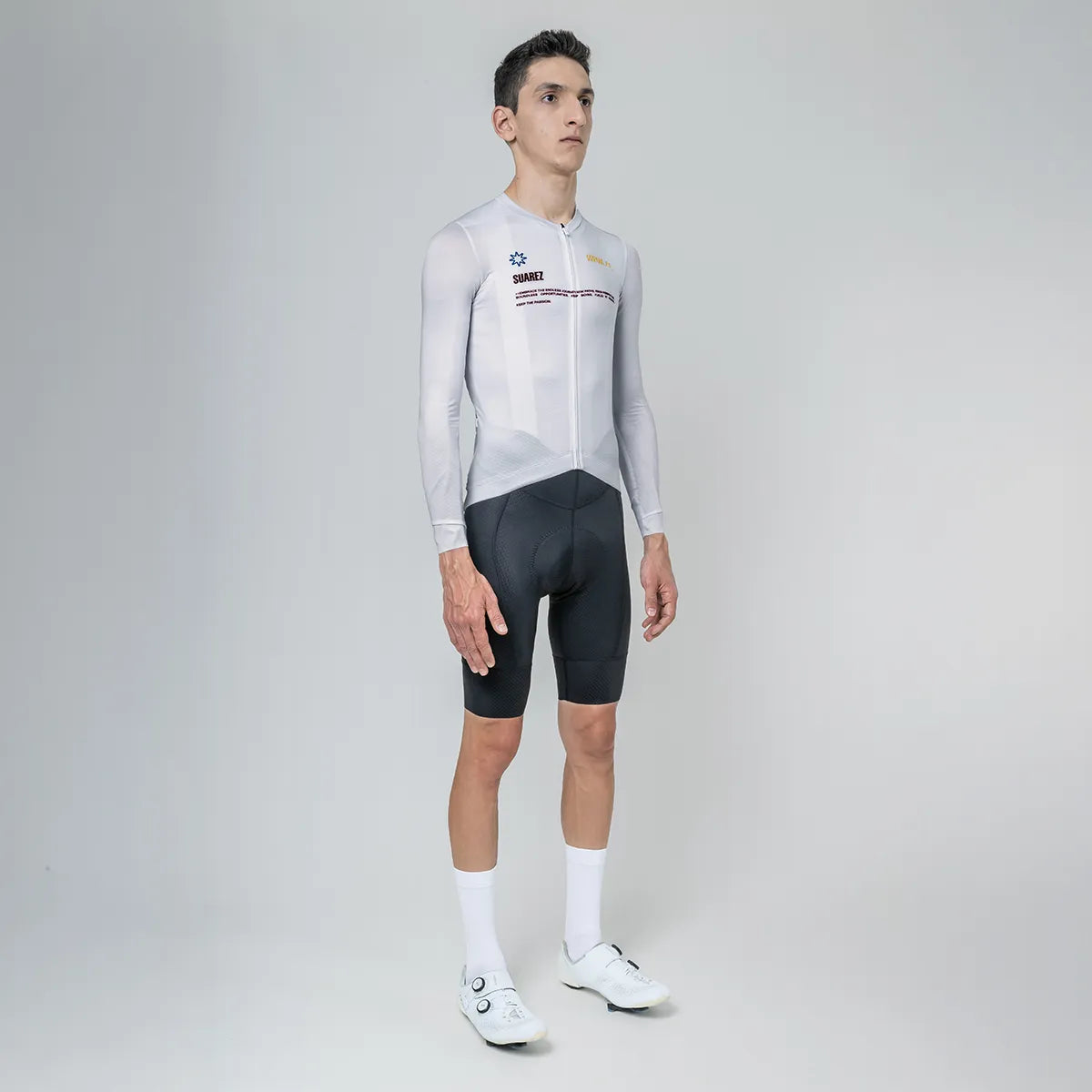 Jersey De Ciclismo Hombre M.L. Lock Mirage White 2.4