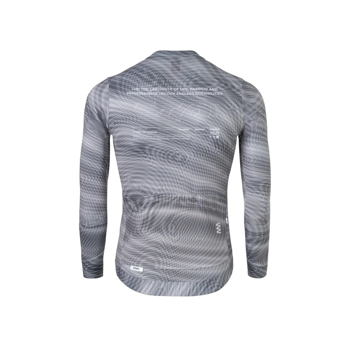 Jersey De Ciclismo Hombre M.L. Rapid Silver Gray 2.4