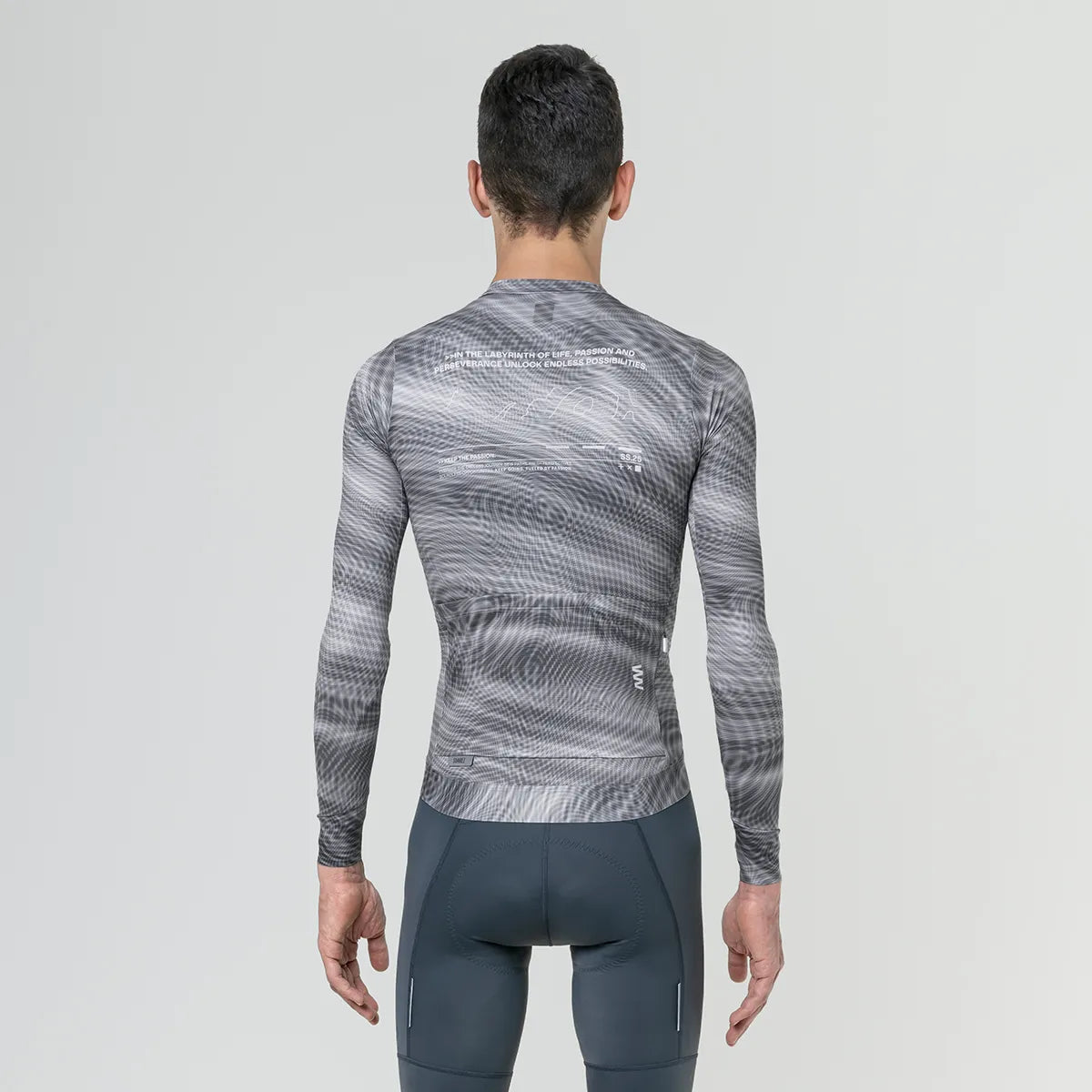 Jersey De Ciclismo Hombre M.L. Rapid Silver Gray 2.4