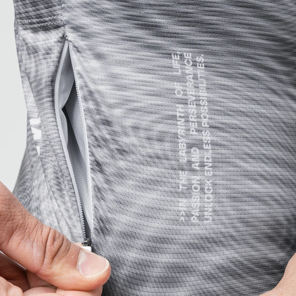 Jersey De Ciclismo Hombre M.L. Rapid Silver Gray 2.4