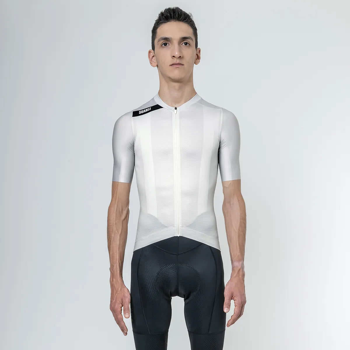 Jersey De Ciclismo Hombre Solid Sand White 2.5