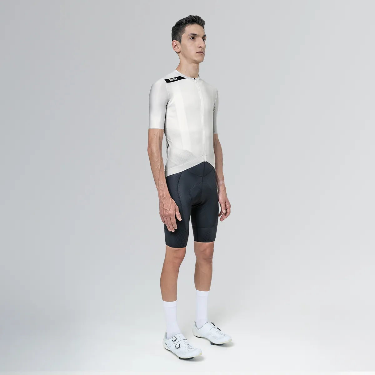 Jersey De Ciclismo Hombre Solid Sand White 2.5